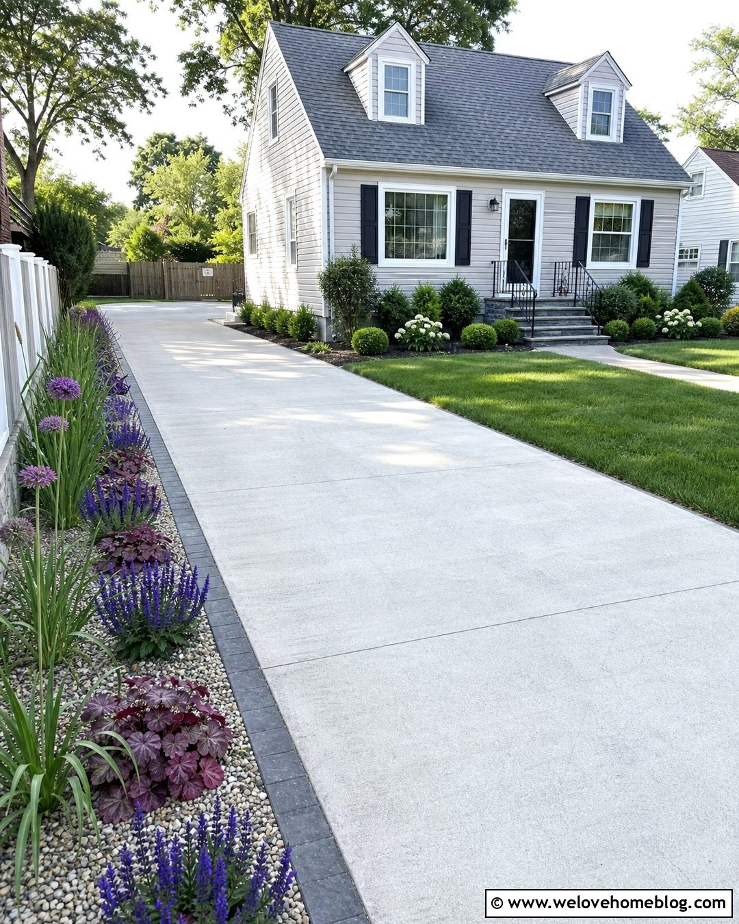 Narrow Flower Bed Beside Small Driveway - 20 flower beds by driveway ideas