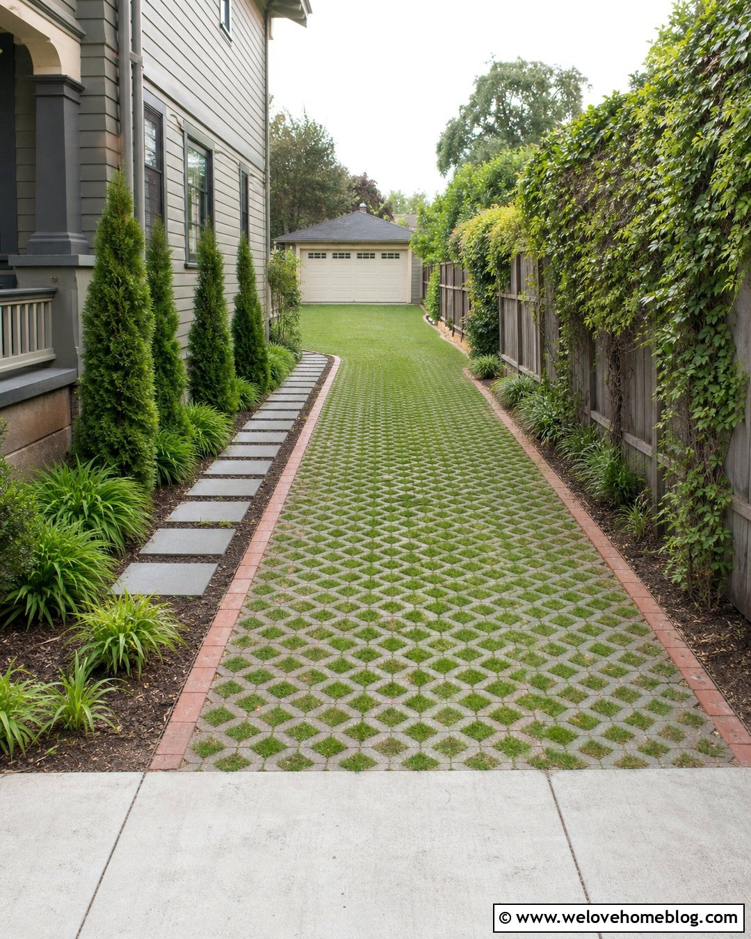Narrow Grass Driveway - 35 grass driveway ideas