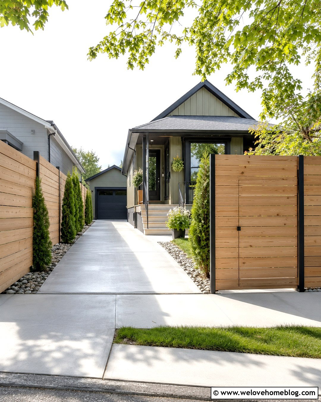 20 Driveway Privacy Fence Inspiration Ideas for Modern Homes