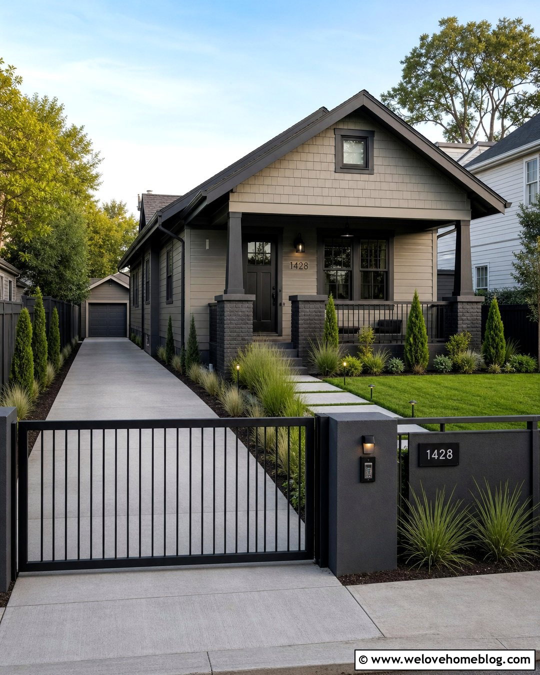 Narrow Sliding Metal Driveway Gate - 35 metal driveway gates ideas