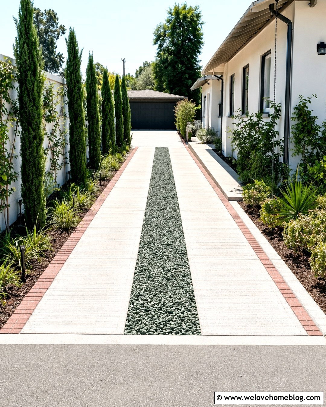 Narrow Urban Driveway Blueprint - 20 driveway blueprints ideas