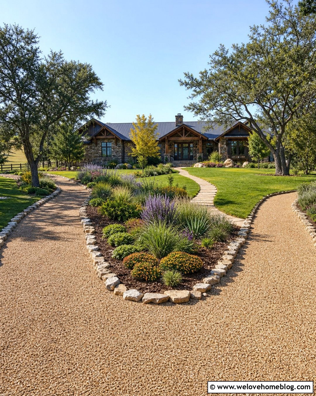 Native Plant Landscape Between Driveways - 20 landscape between driveways ideas