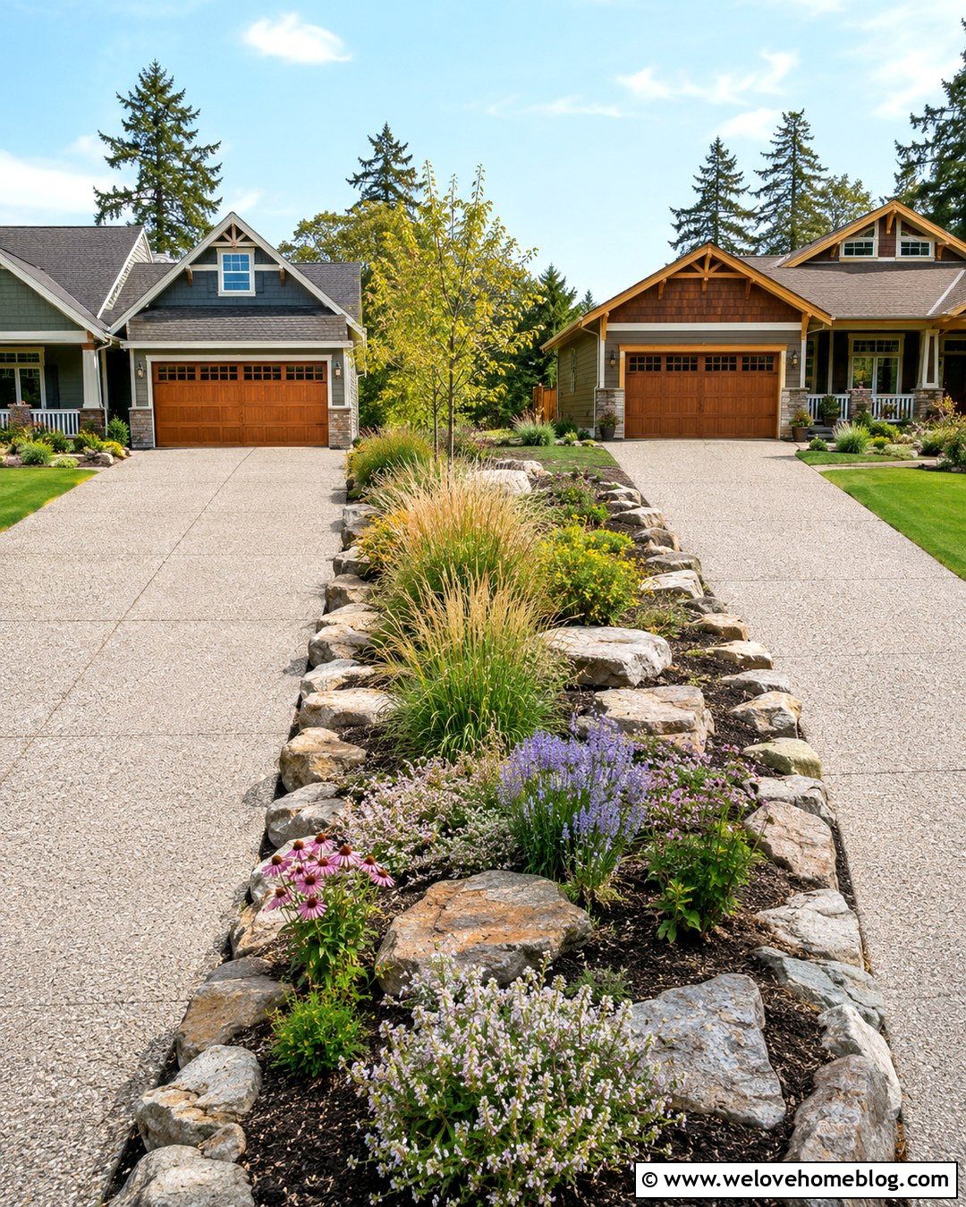 Native Plant Landscaping Between Driveways - 20 landscaping between driveways ideas