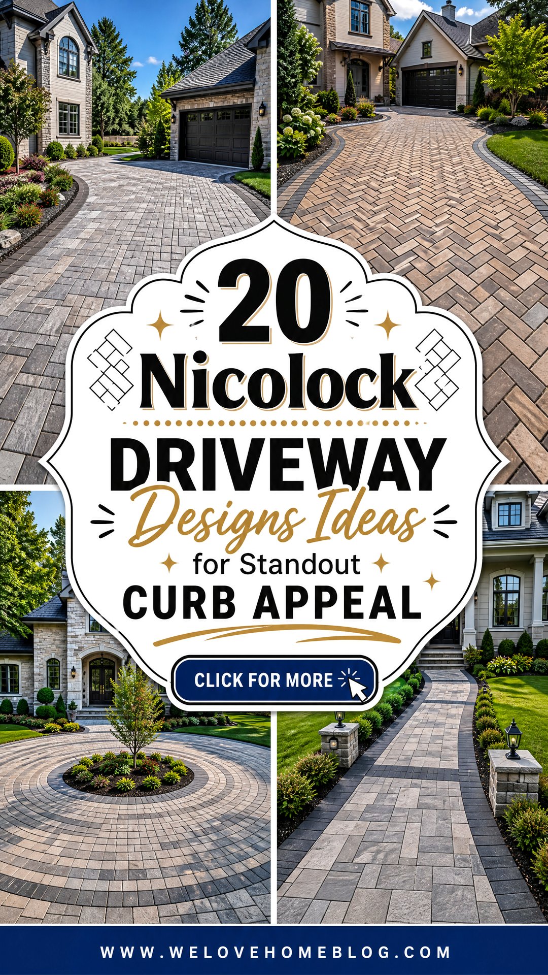 20 Nicolock Driveway Designs Ideas for Standout Curb Appeal - 20 Nicolock Driveway Designs Ideas for Standout Curb Appeal