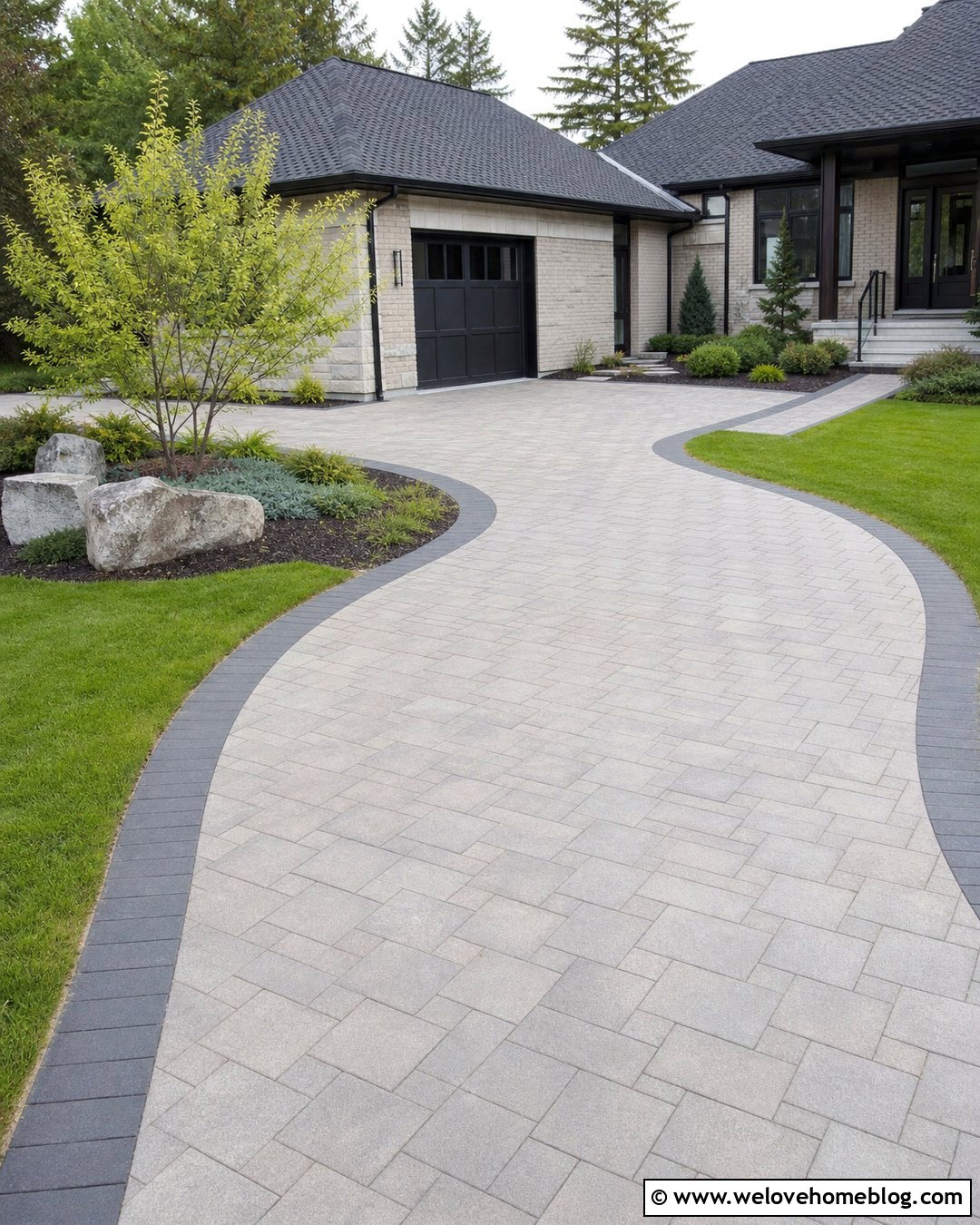 Offset Garage Driveway Layout - 30 Driveway Design Layout Ideas