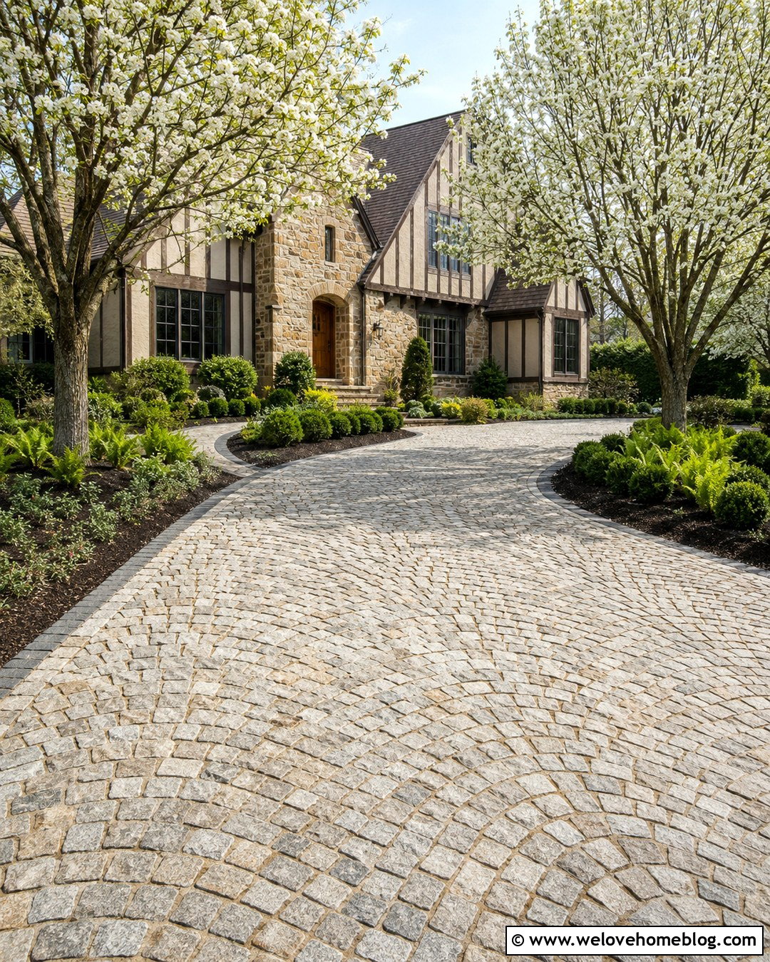 Ornamental Pear Tree Cobblestone Driveway - 20 Ornamental Pear Tree Driveway Ideas