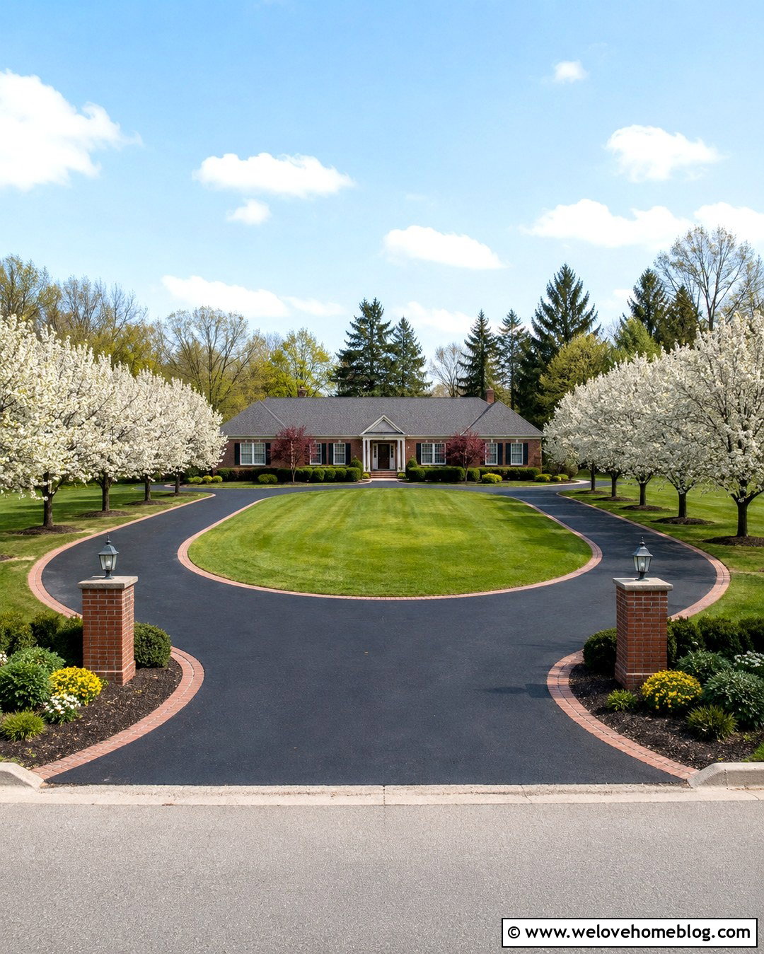 20 Ornamental Pear Tree Driveway Ideas for Spring Curb Appeal