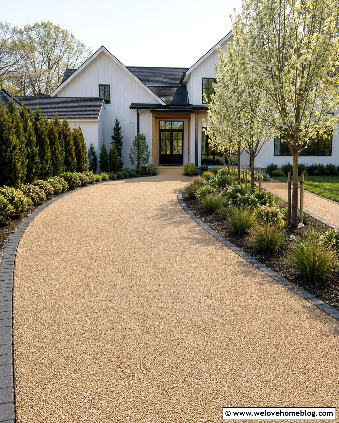 Ornamental Pear Tree Resin Bound Driveway - 20 Ornamental Pear Tree Driveway Ideas