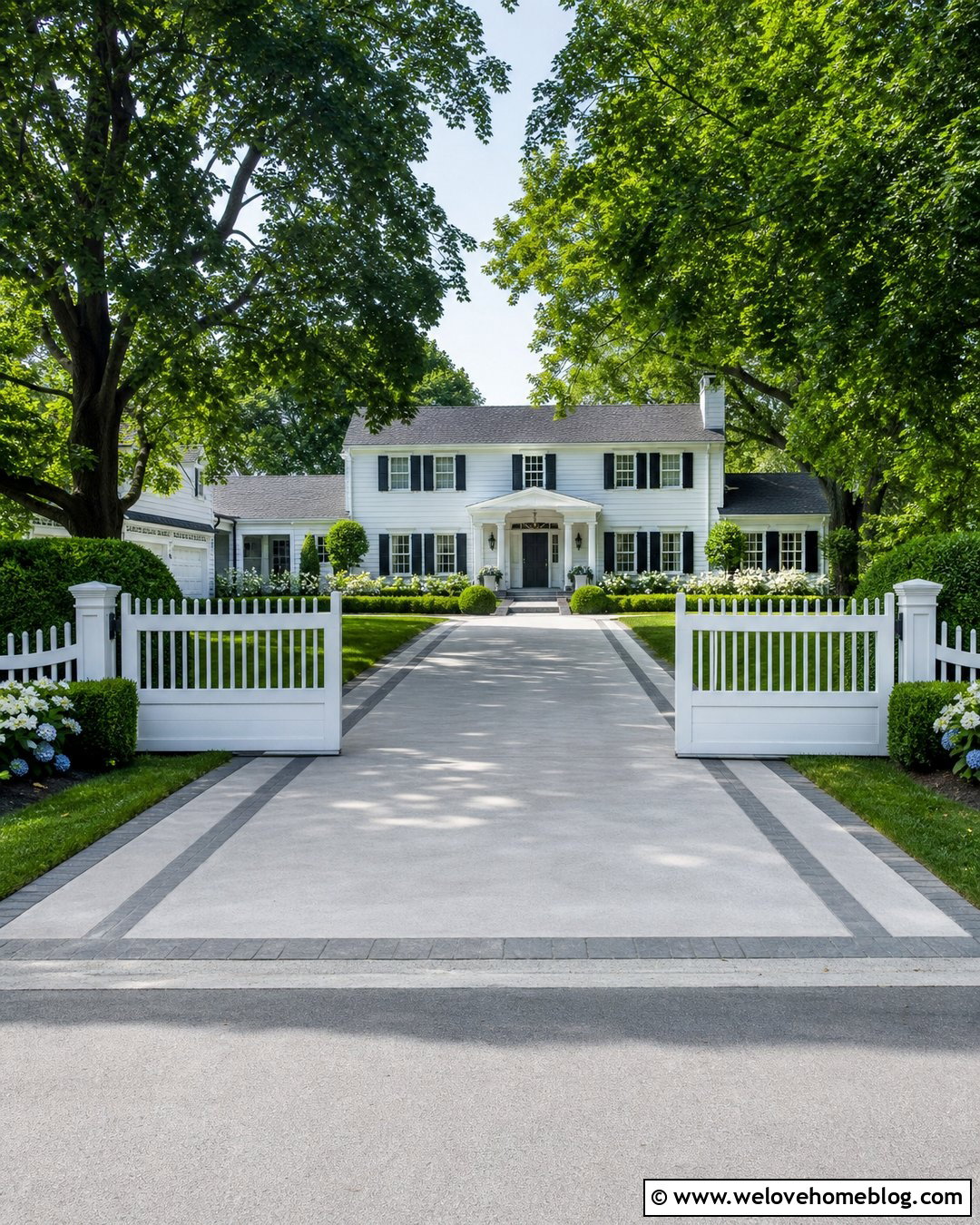 PVC Panel Portable Driveway Gate