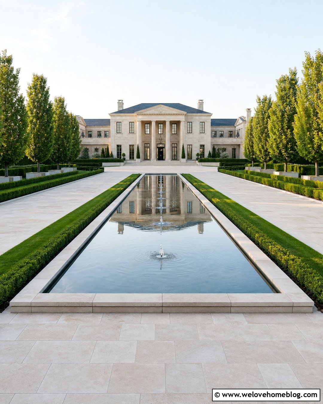 Palace Driveway With Reflecting Pool - 20 palace driveway ideas