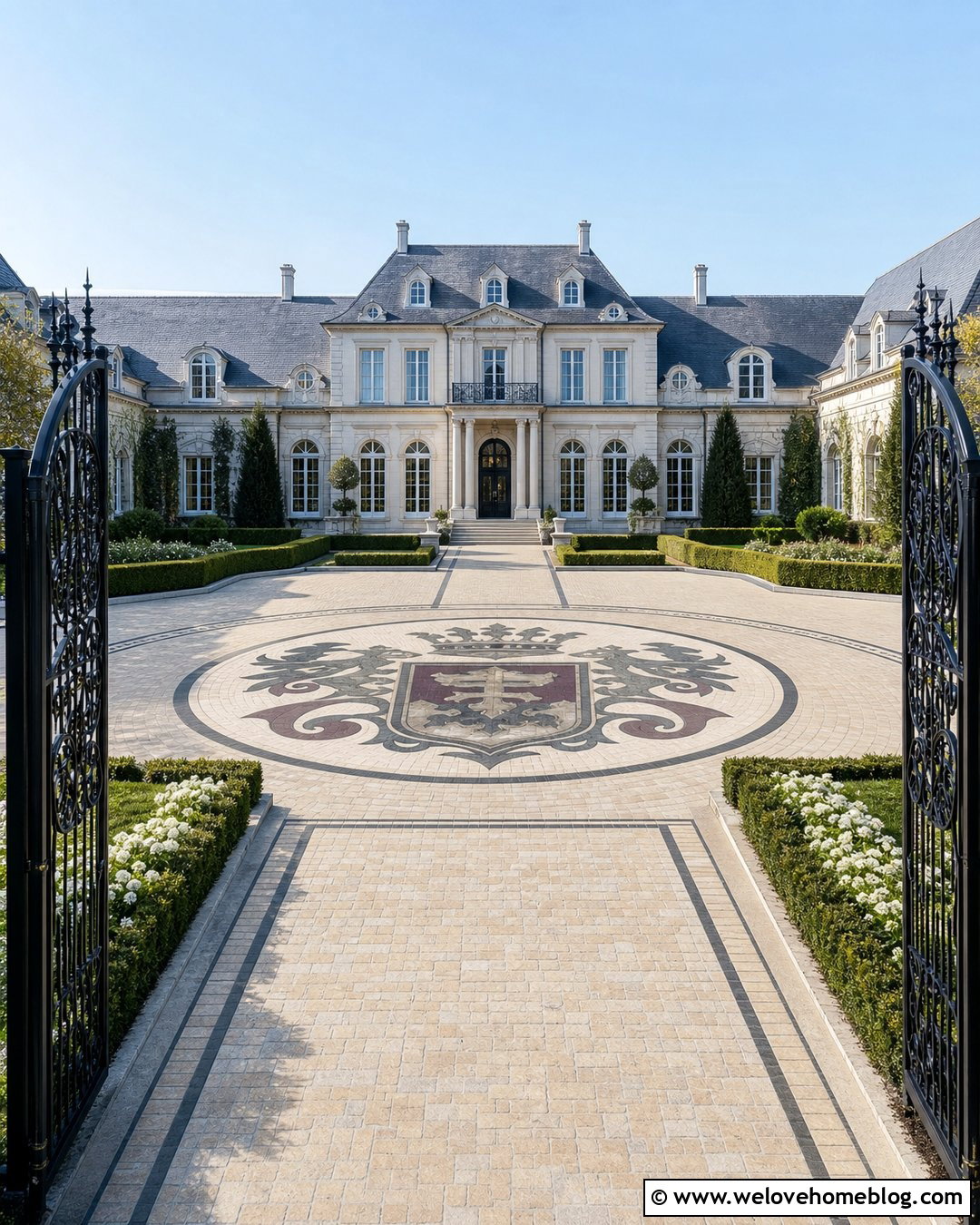 Palace Driveway With Royal Crest Paving - 20 palace driveway ideas