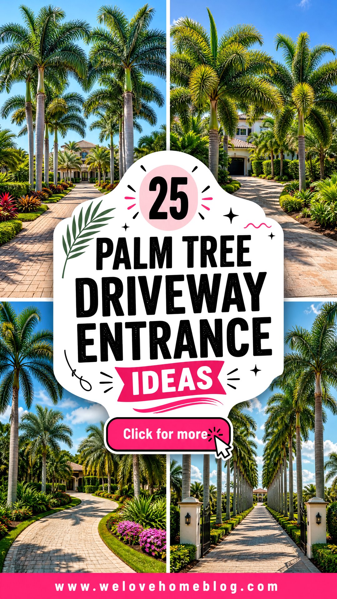 25 Palm Tree Driveway Entrance Ideas for a Tropical Welcome - 25 Palm Tree Driveway Entrance Ideas for a Tropical Welcome