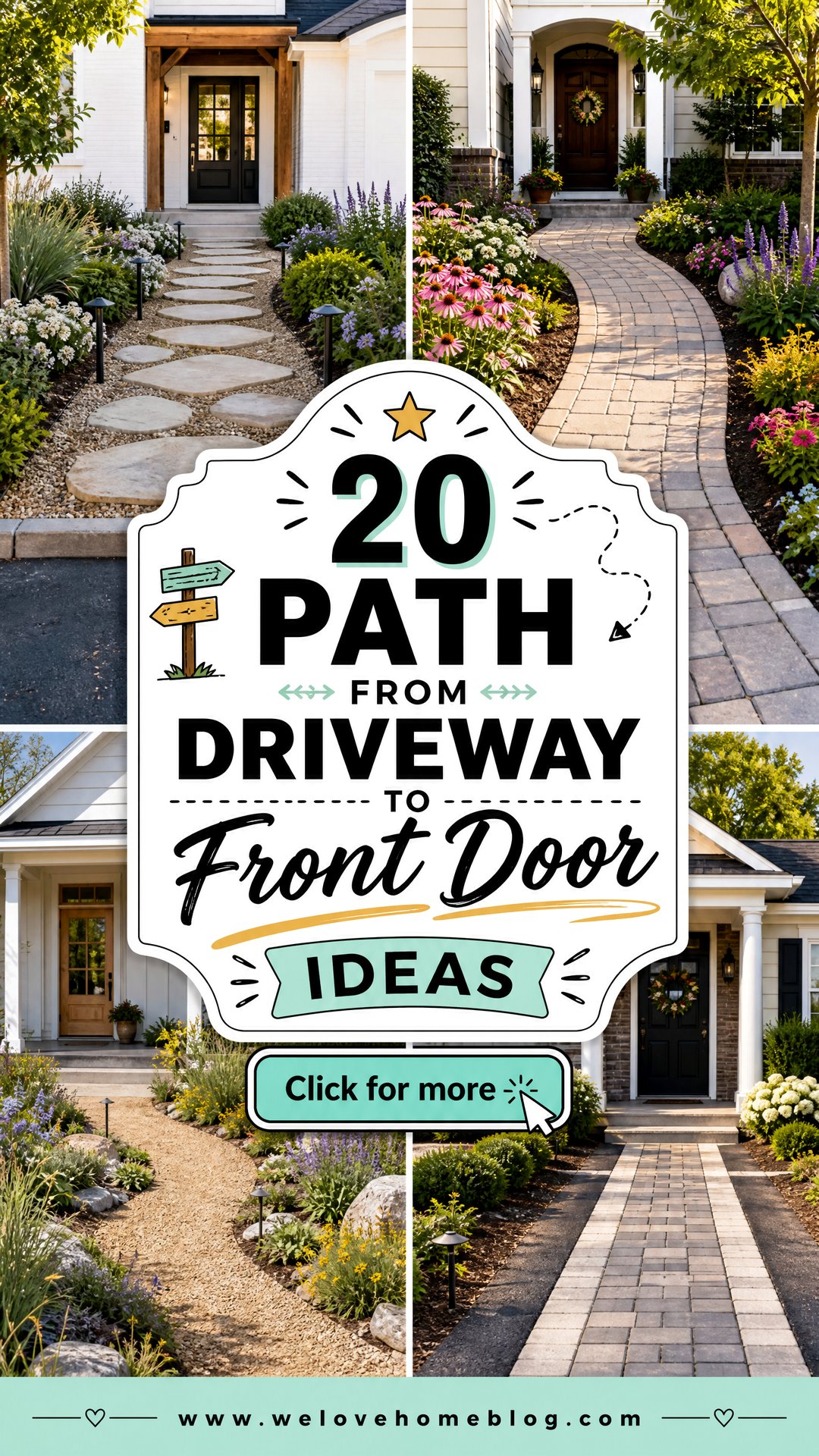 20 Path From Driveway to Front Door Ideas for a Welcoming Entry - 20 Path From Driveway to Front Door Ideas for a Welcoming Entry