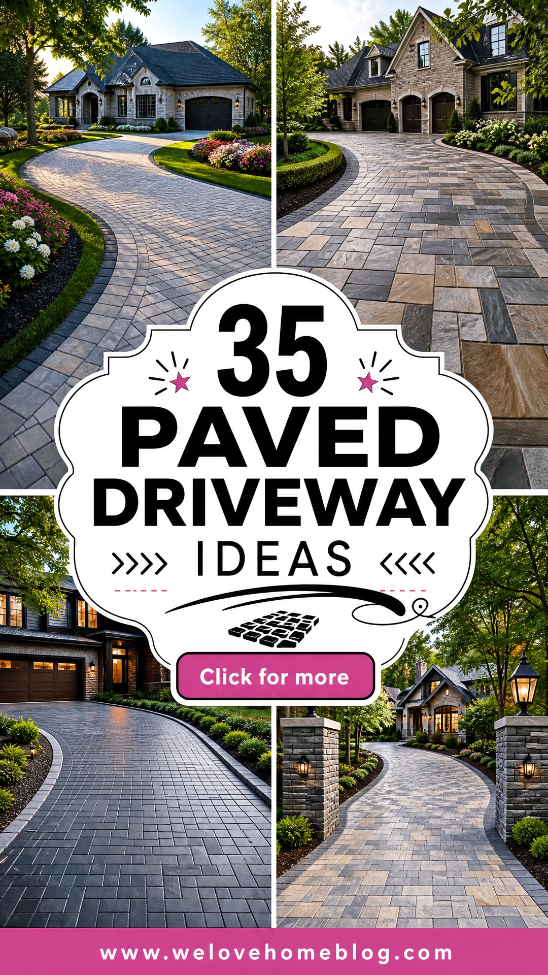 35 Paved Driveway Ideas for a Polished Lasting Entrance - 35 Paved Driveway Ideas for a Polished, Lasting Entrance