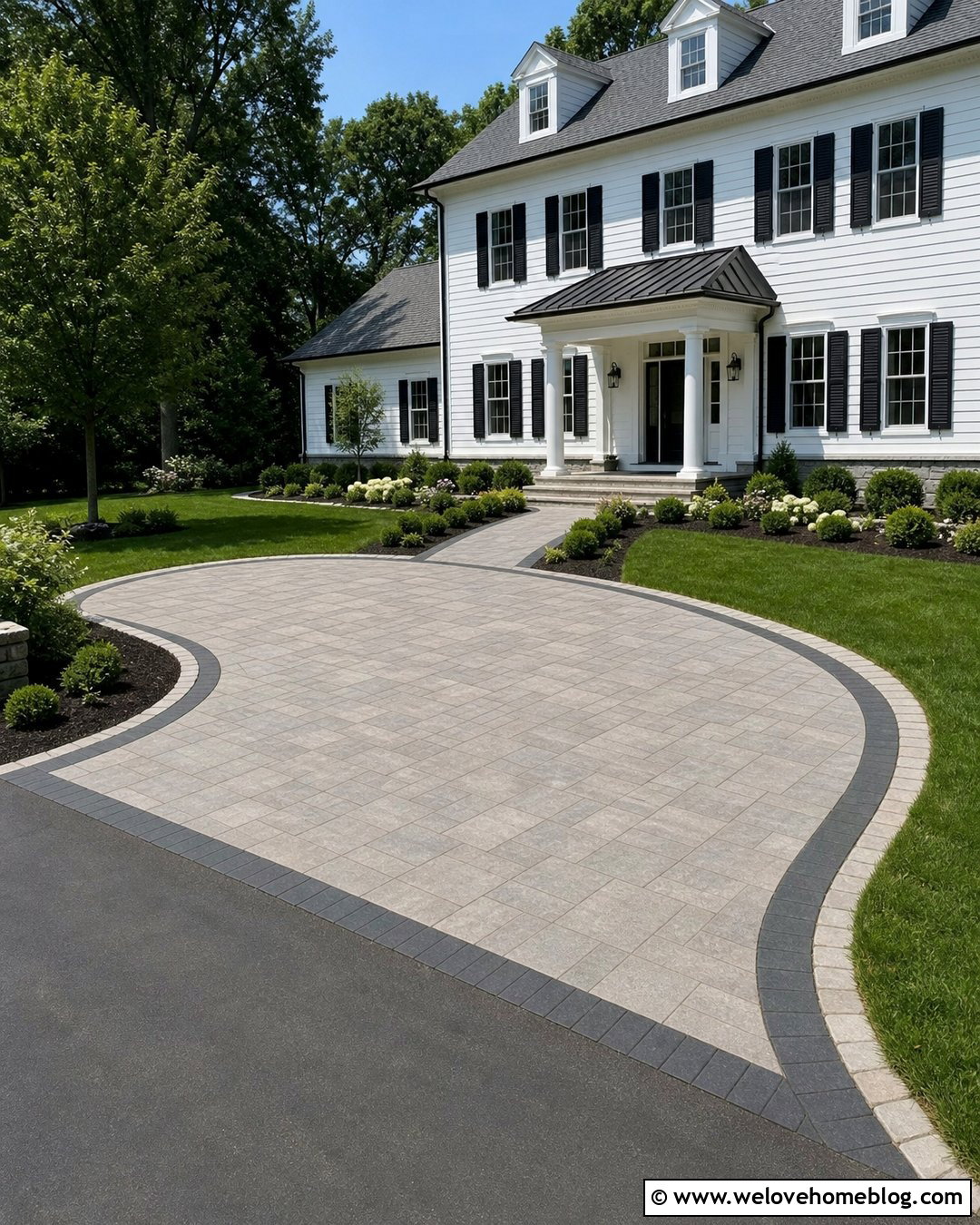 Paver Driveway Drop Off Extension - 30 Driveway Pavers Extension Ideas