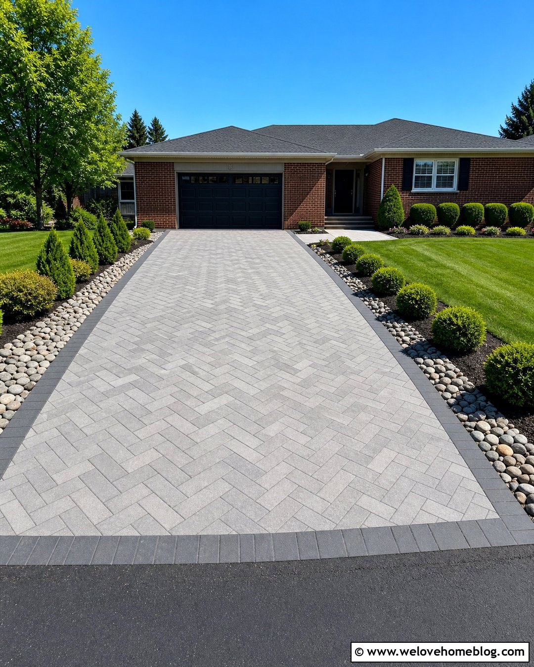 25 Paver Driveway Extension Ideas for More Space and Style