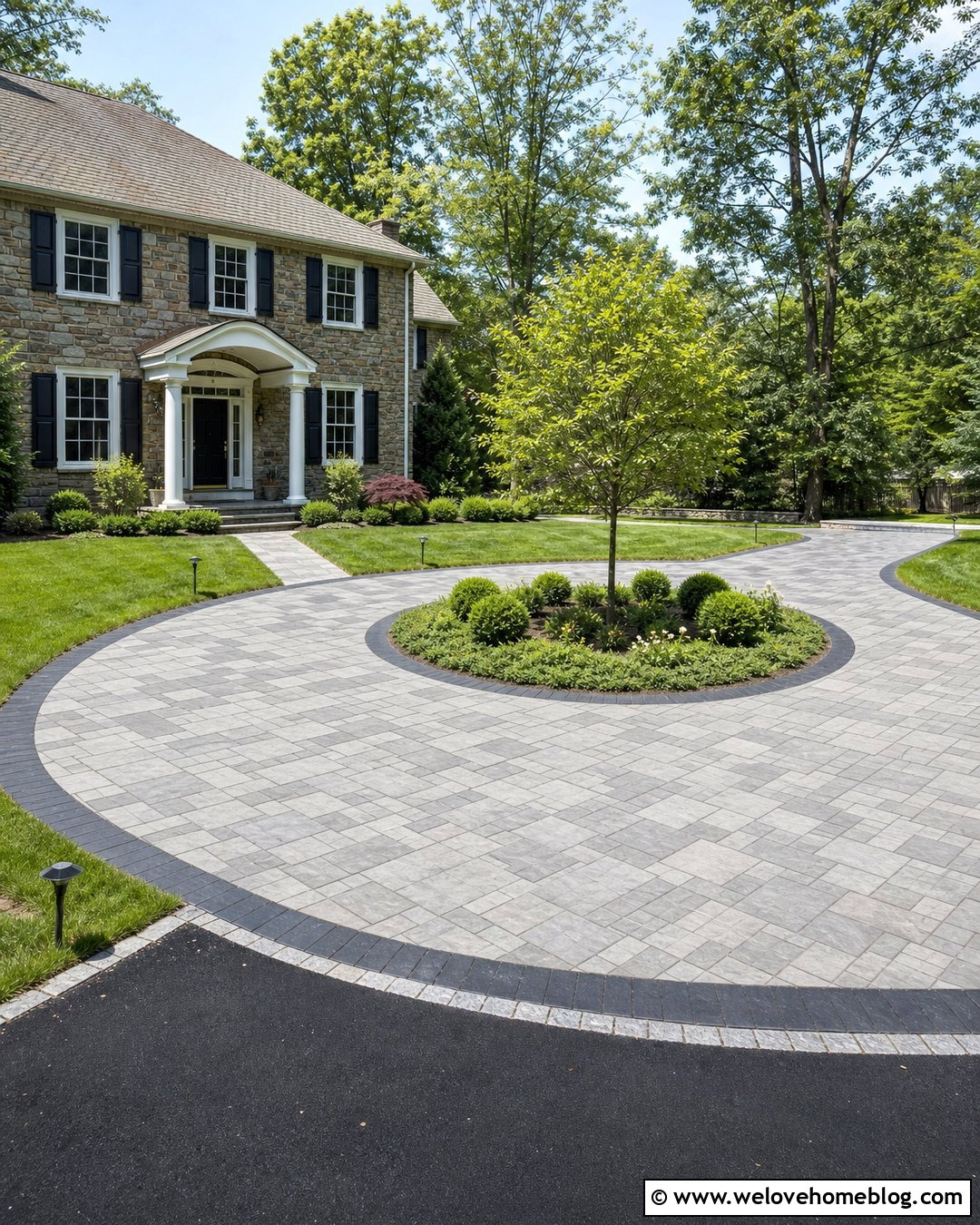Paver Driveway Turnaround Extension - 30 Driveway Pavers Extension Ideas