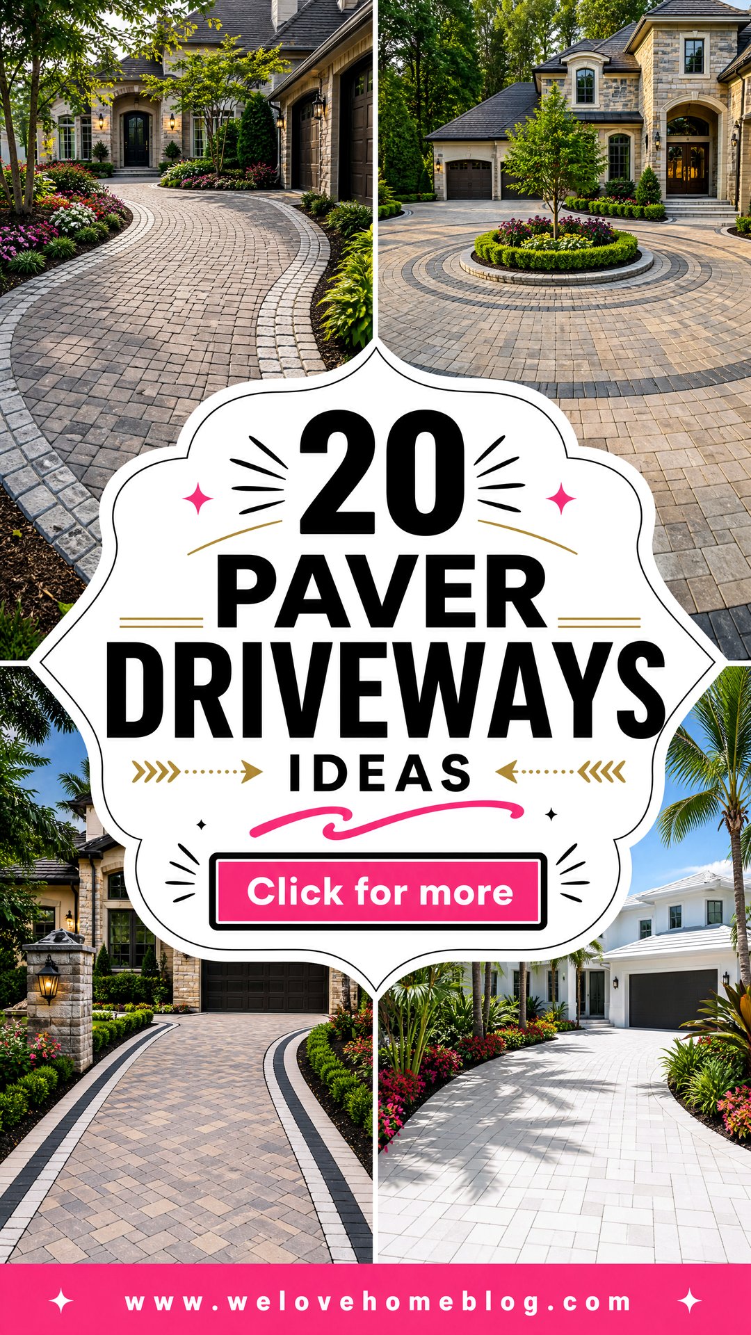 20 Paver Driveways Ideas for a Fresh Upscale Home Entrance - 20 Paver Driveways Ideas for a Fresh, Upscale Home Entrance