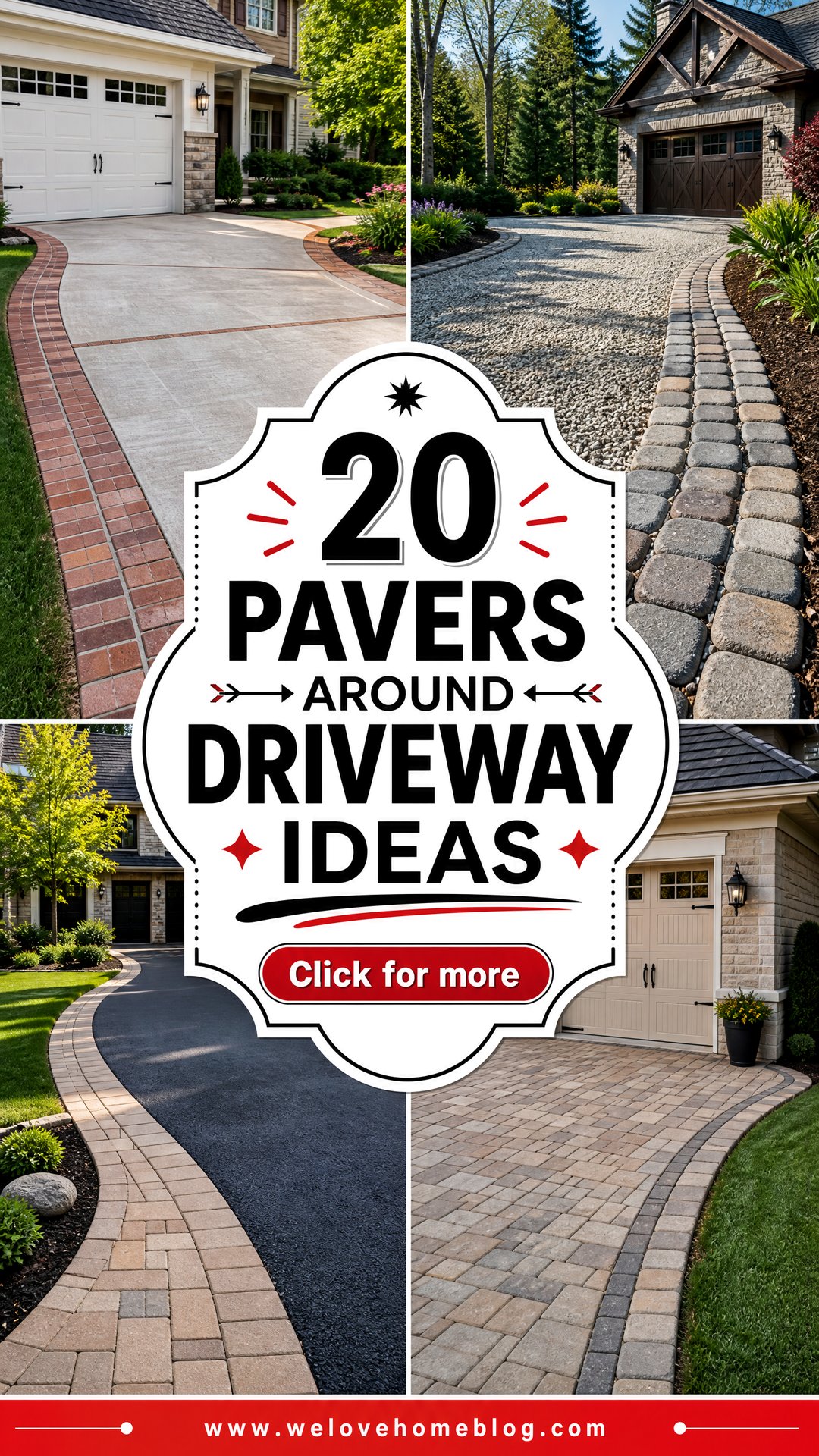 20 Pavers Around Driveway Ideas for a Clean Framed Finish - 20 Pavers Around Driveway Ideas for a Clean, Framed Finish