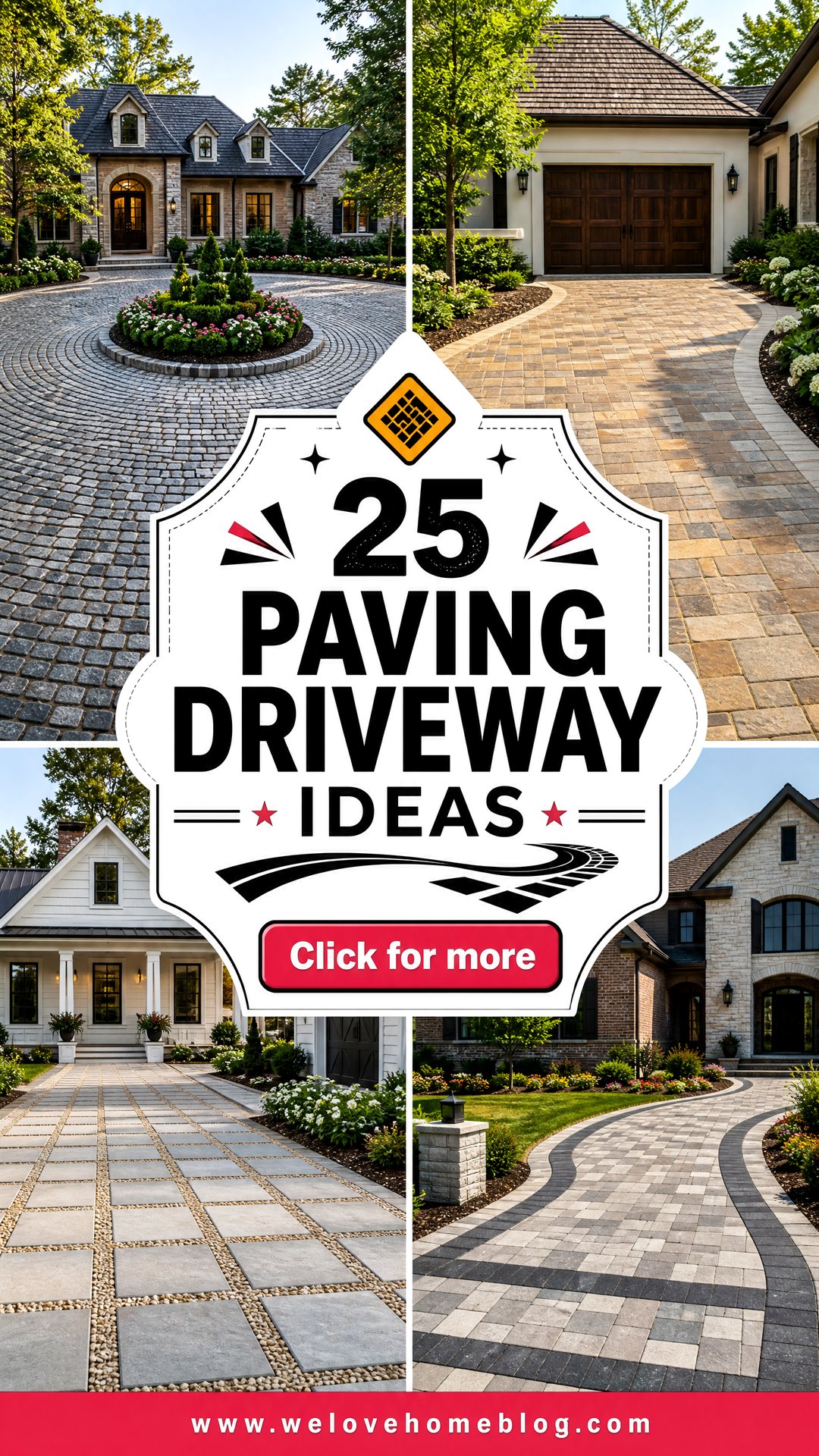 25 Paving Driveway Ideas for a Polished Long-Lasting Look - 25 Paving Driveway Ideas for a Polished, Long-Lasting Look