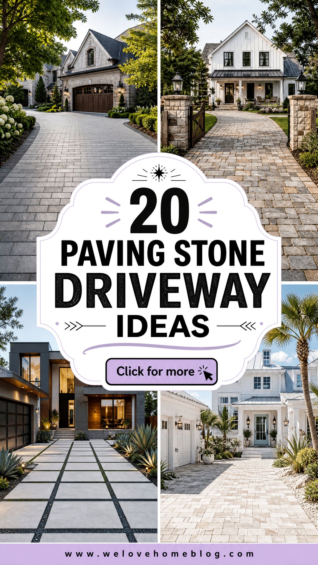 20 Paving Stone Driveway Ideas for an Elegant Lasting Entry - 20 Paving Stone Driveway Ideas for an Elegant, Lasting Entry