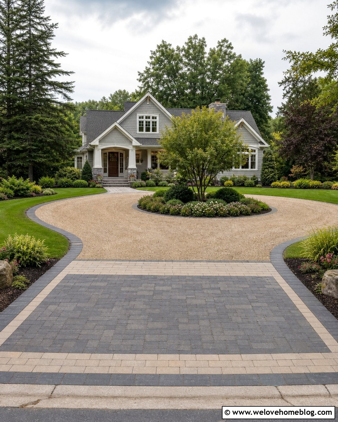 20 Pea Gravel Circle Driveway Ideas for a Charming Arrival
