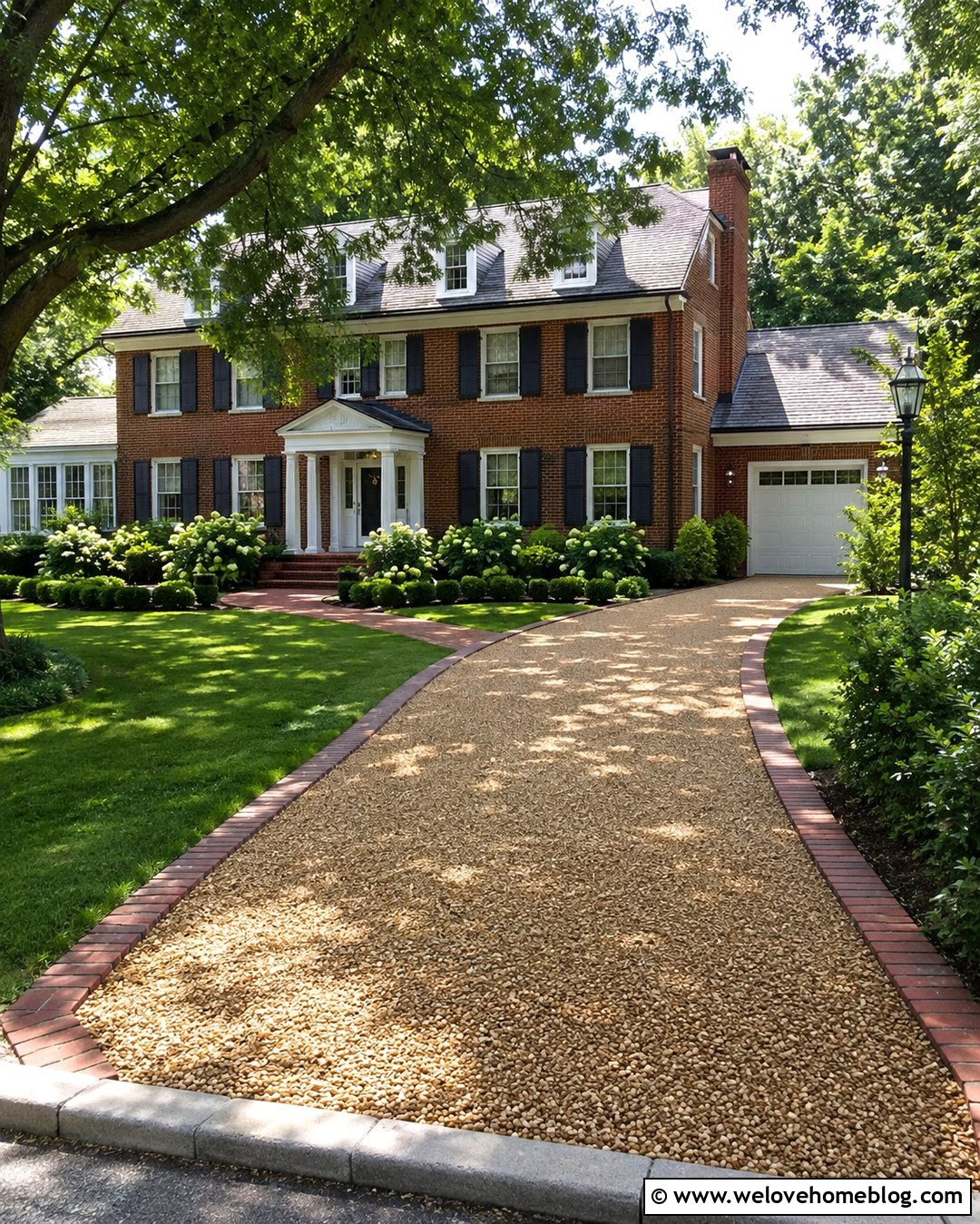 Pea Gravel Driveway With Brick Edging - 20 Pea Gravel Driveway Edging Ideas