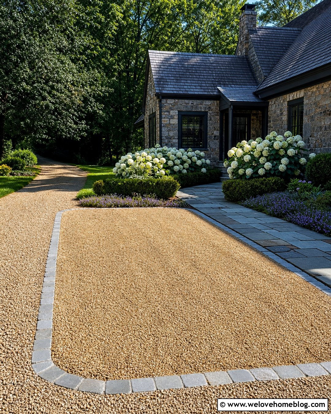 Pea Gravel Parking Pad Extension - 25 Gravel Driveway Extension Ideas