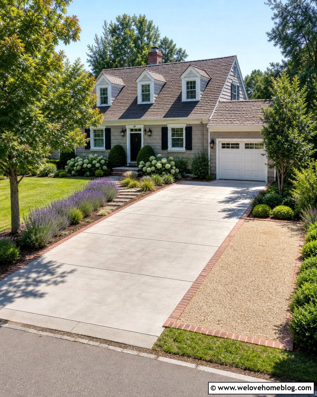 Pea Gravel Side Parking Bay - 20 Driveway To Widen Ideas
