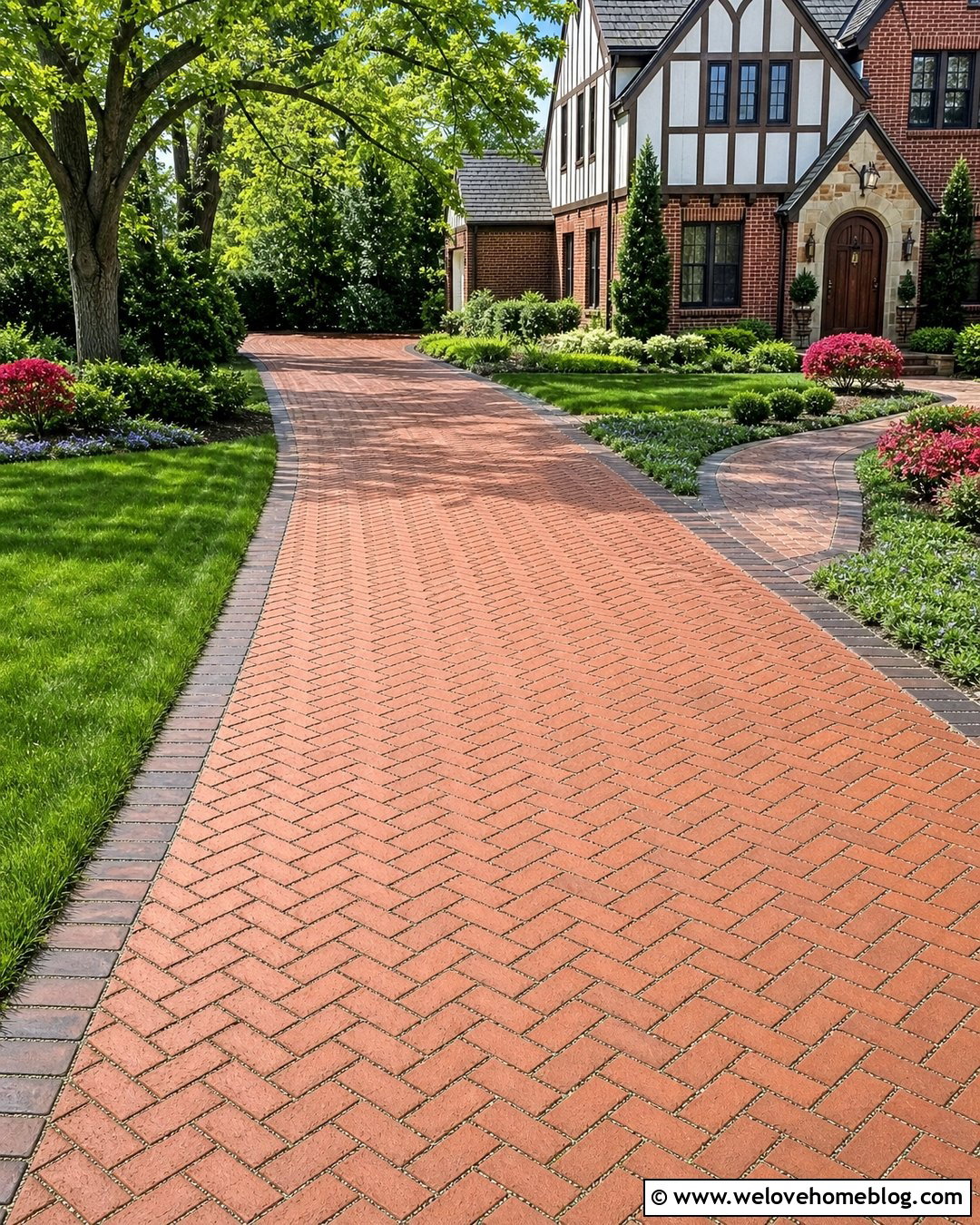 Permeable Brick Paver Driveway - 20 water permeable driveway ideas