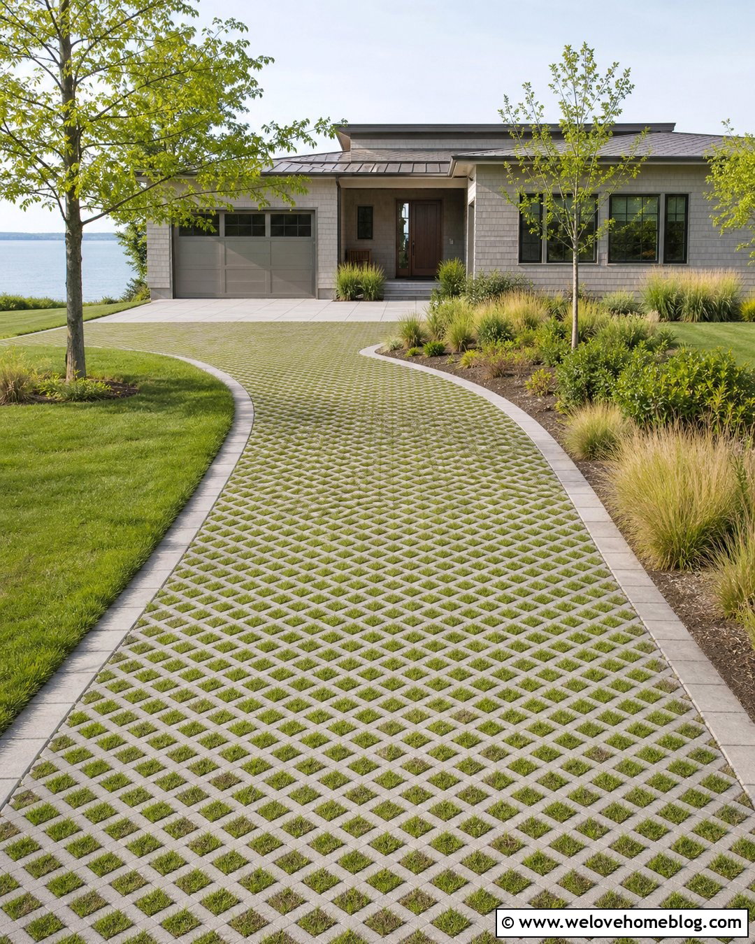 Permeable Grid Driveway Layout - 30 Driveway Design Layout Ideas