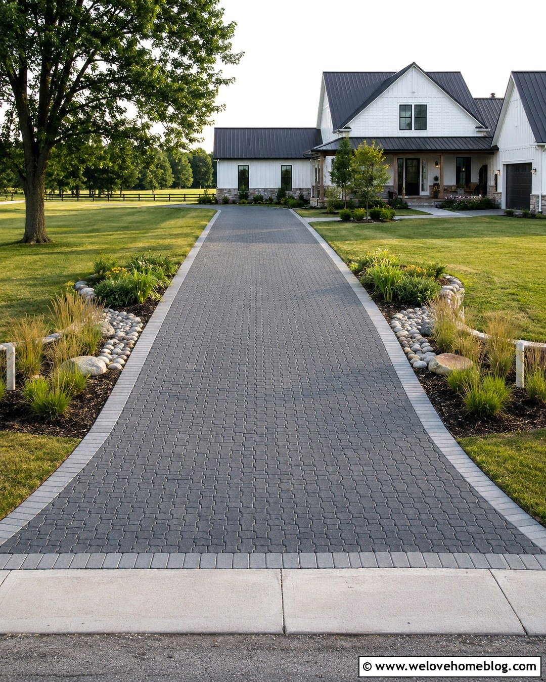 Permeable Interlock Driveway - 20 Interlock Driveway Ideas