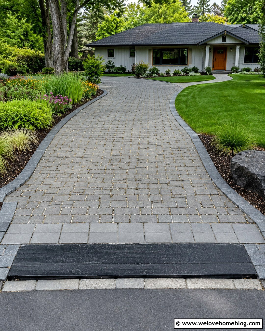 Permeable Paver Driveway Curb Ramp - 20 Driveway Curb Ramp Ideas