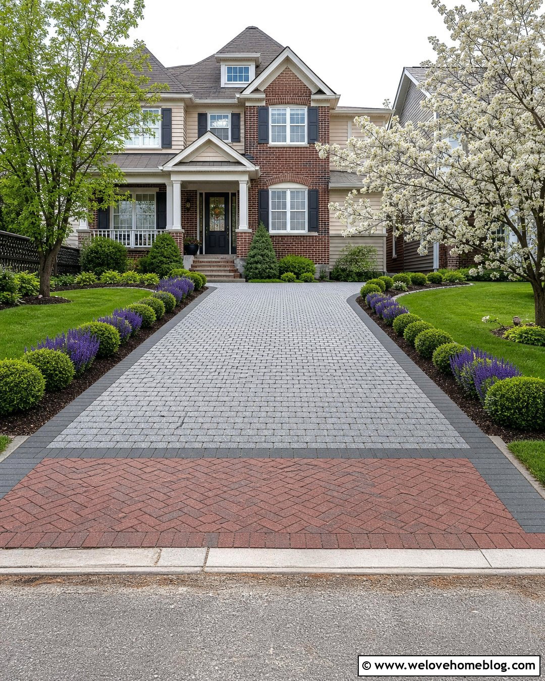 Permeable Paver Driveway With Brick Apron - 20 permeable driveway pavers ideas