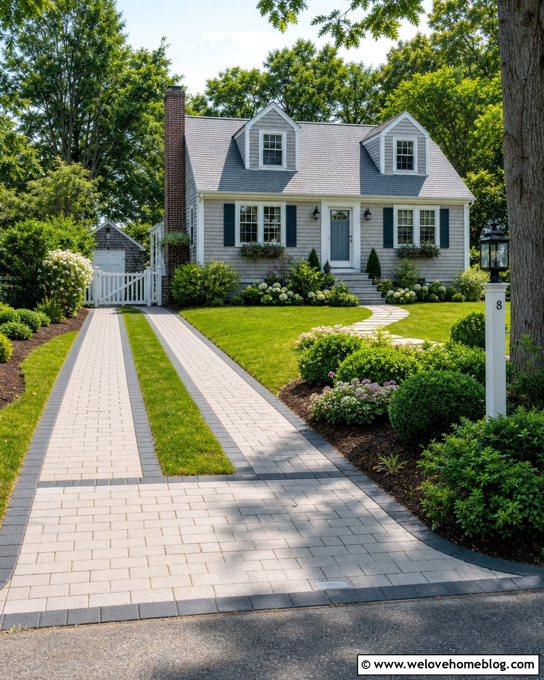 Permeable Paver Ribbon Driveway - 20 permeable driveway pavers ideas