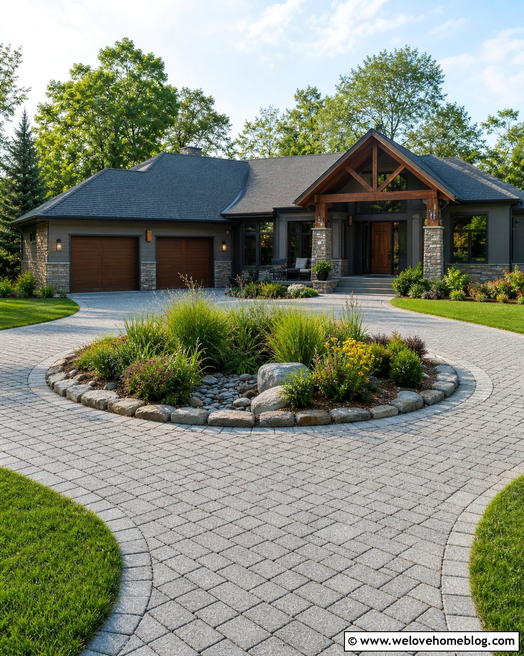 30 Round Driveway Ideas for Elegant, Easy Home Arrivals