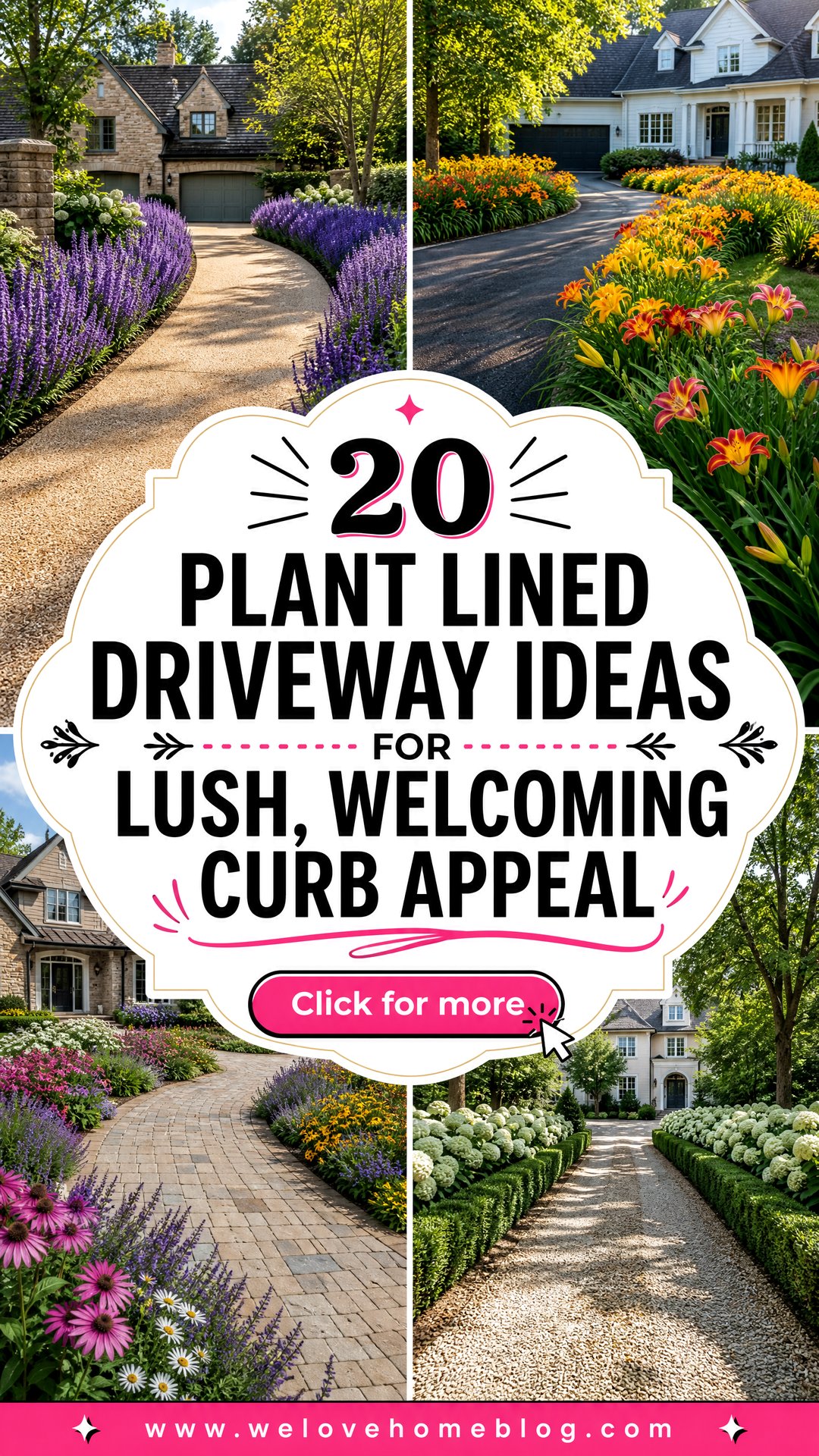 20 Plant Lined Driveway Ideas for Lush Welcoming Curb Appeal - 20 Plant Lined Driveway Ideas for Lush, Welcoming Curb Appeal