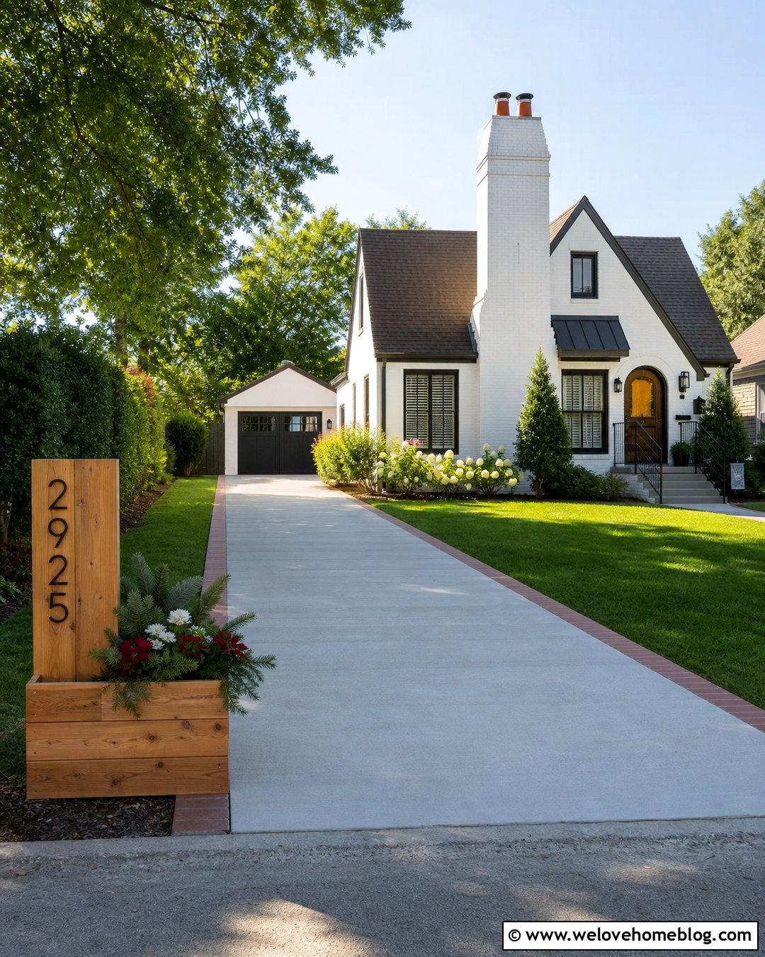 Planter Driveway Address Sign - 45 driveway address sign ideas