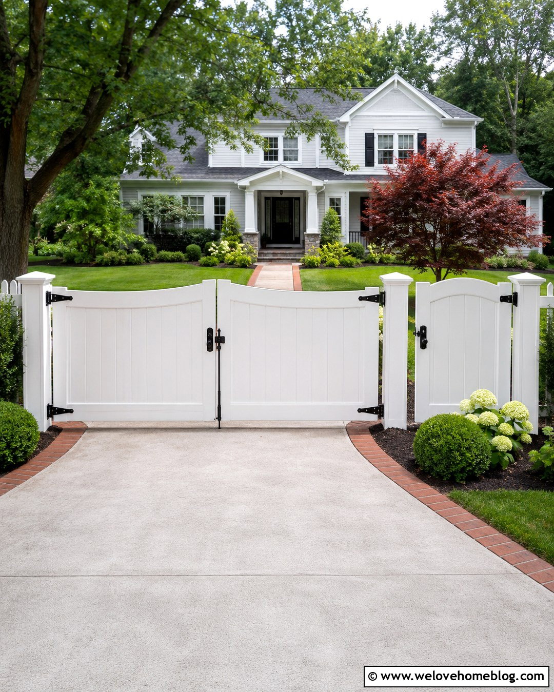 Plastic Driveway Gate With Pedestrian Entrance - 20 plastic gates for driveways ideas