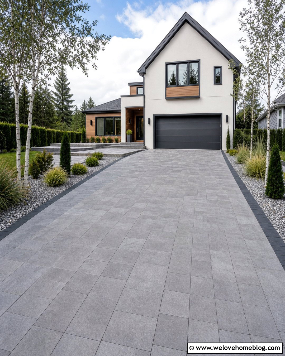 Porcelain Driveway And Matching Patio - 20 Driveways And Patios In Didsbury Ideas