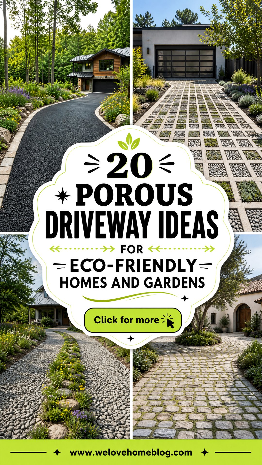 20 Porous Driveway Ideas for Eco-Friendly Homes and Gardens - 20 Porous Driveway Ideas for Eco-Friendly Homes and Gardens