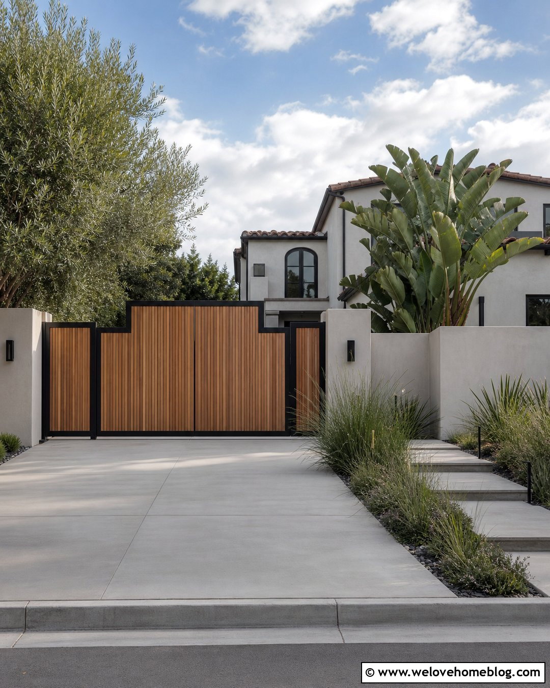 Privacy Driveway Gate - 45 Driveway Gate Ideas