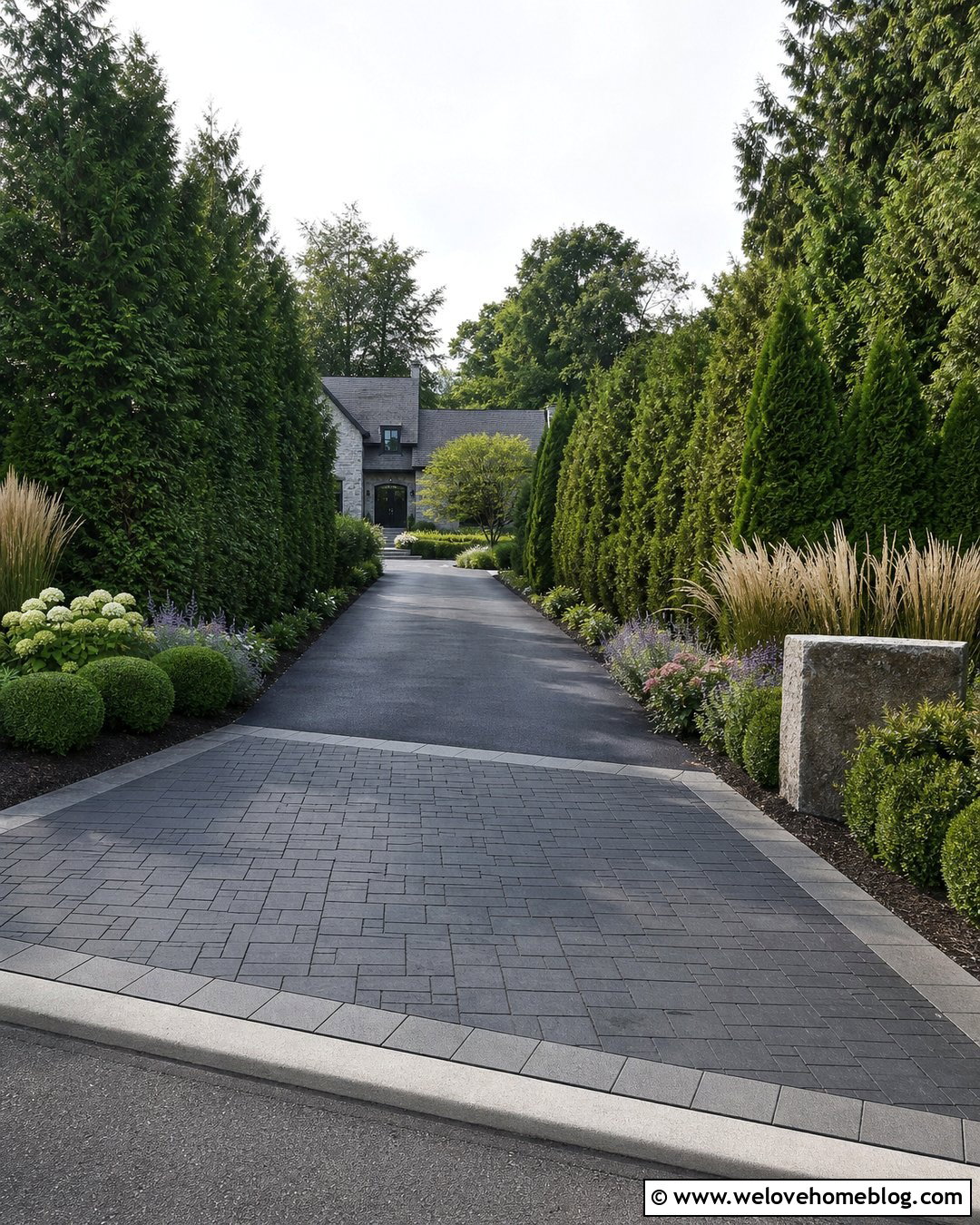 Privacy Hedge Driveway Entrance - 20 Hedge Driveway Ideas