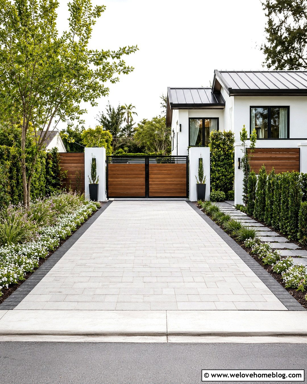 Privacy Single Driveway Gate - 20 Single Driveway Gate Ideas