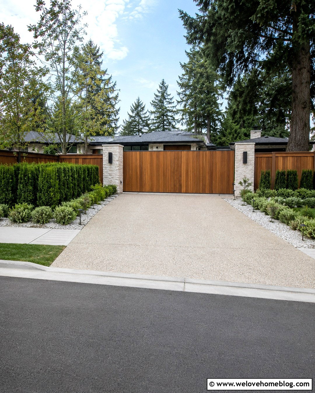Privacy Wood Driveway Gate - 20 Driveway Entry Gates Entrance Wood Ideas