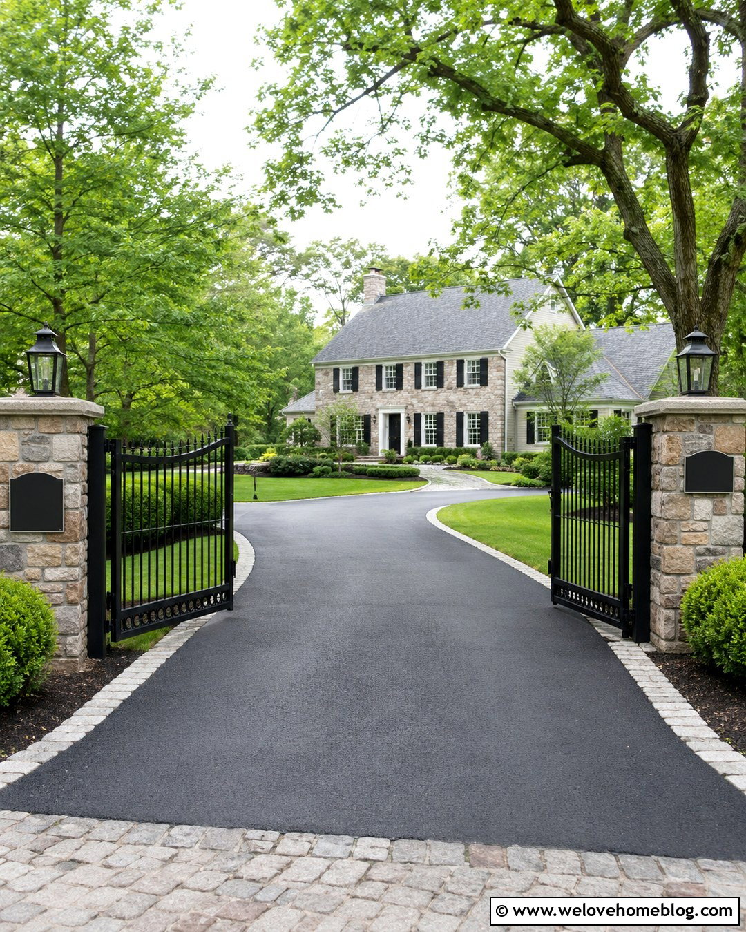 Private Drive Metal Sign On Entry Gate - 20 Metal Driveway Signs Ideas
