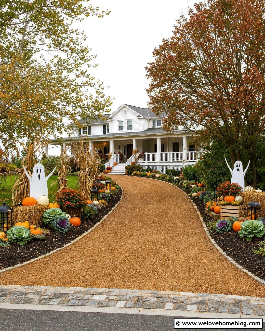 Pumpkin Patch Driveway Halloween Decorations - 25 Driveway Halloween Decorations Ideas