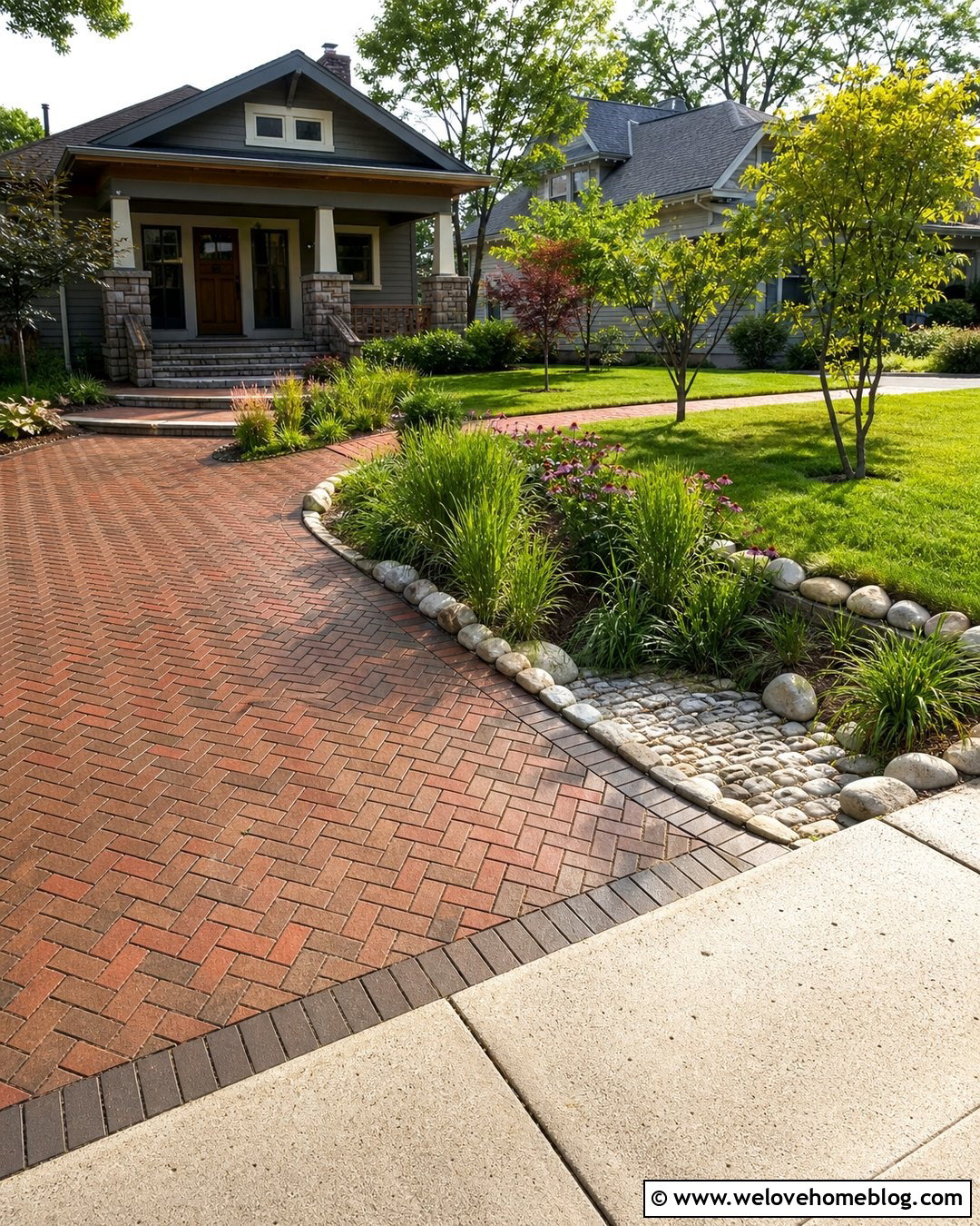 Rain Garden Next To A Driveway - 20 Driveway Drain Ideas
