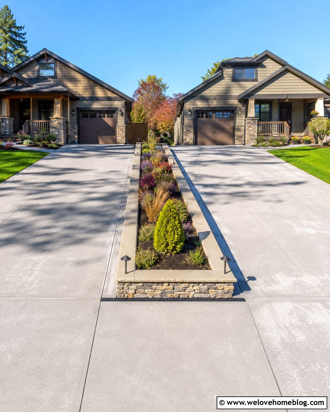 Raised Bed Landscaping Between Driveways - 20 landscaping between driveways ideas