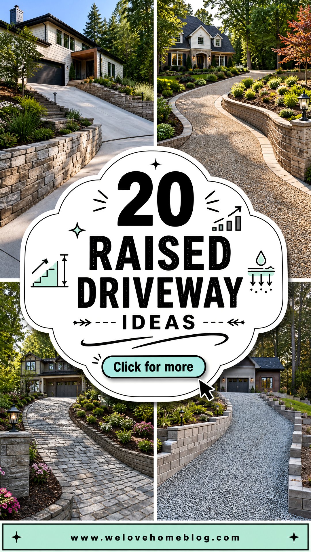 20 Raised Driveway Ideas for Better Drainage and Curb Appeal - 20 Raised Driveway Ideas for Better Drainage and Curb Appeal